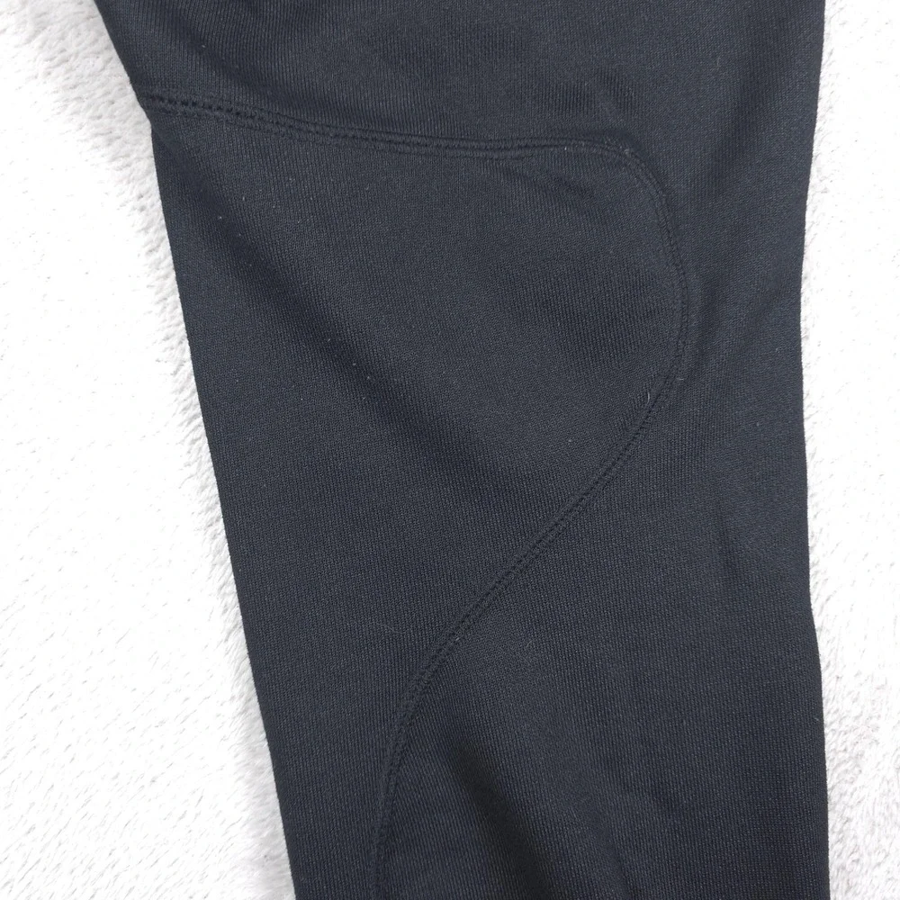 Nike Sweatpants Mens Small Black Air Fleece Joggers Zip Pocket Tapered Gym Run